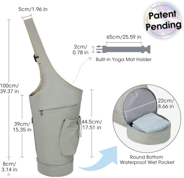Limited time Deal -18% OFF Yoga Mat Bag, - Image 3