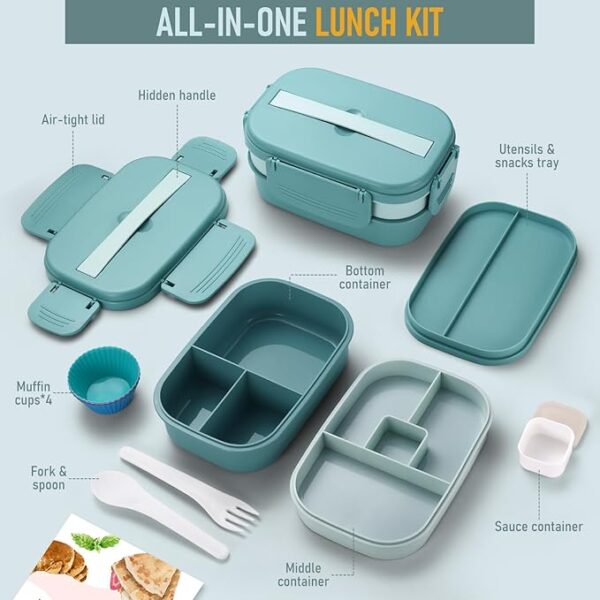 Limited time Deal Stackable Lunch Container  - Image 4