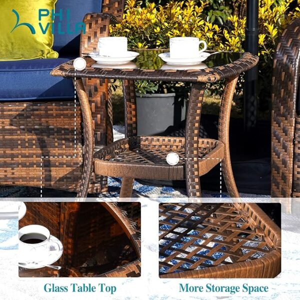 Limited time Deal Rocker Chairs Patio Furniture Set - Image 3